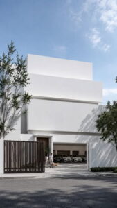 แบบบ้านสีขาว 3 ชั้น — ภาพที่ 13