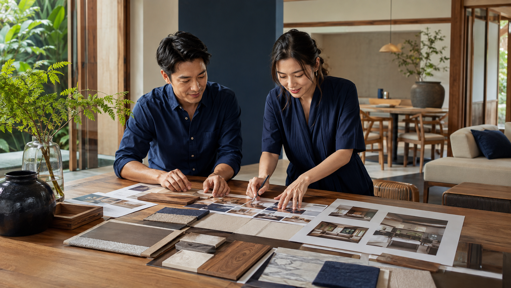 เจ้าของบ้านและสถาปนิกร่วมจัดทำบรีฟ — ภาพประกอบ AI